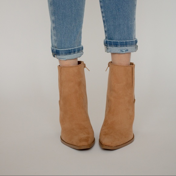 Ava Suede Ankle Booties - Picture 2 of 3